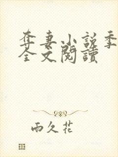 夺妻小说季宴礼全文阅读