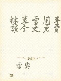 林慕雪周平的小说全文免费阅读