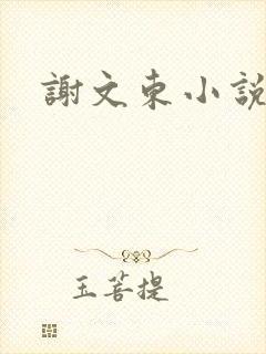 谢文东小说