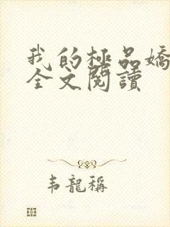 我的极品娇妻 全文阅读