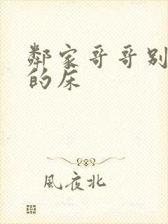 邻家哥哥别上我的床
