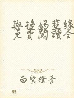 与后妈孽缘小说免费阅读全文封面
