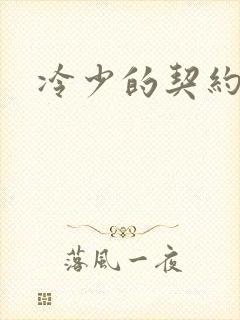 冷少的契约囚奴