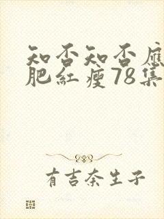 知否知否应是绿肥红瘦78集