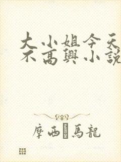 大小姐今天怎么不高兴小说免费阅读封面