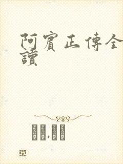 阿宾正传全文阅读