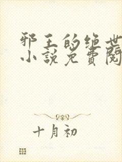 邪王的绝世毒妃小说免费阅读