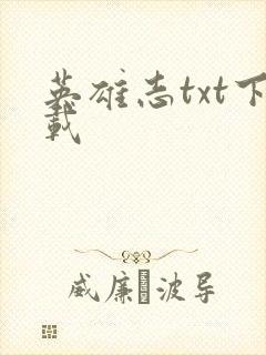 英雄志txt下载