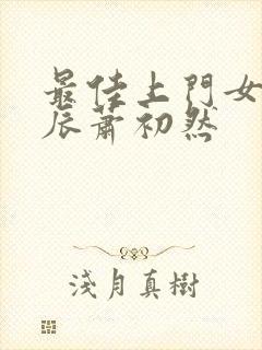 最佳上门女婿叶辰萧初然