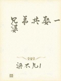 兄弟共娶一个老婆
