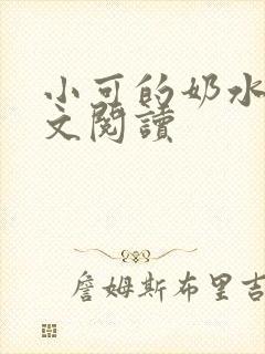 小可的奶水2全文阅读