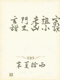 玄门老祖宗她又甜又凶小说免费阅读封面
