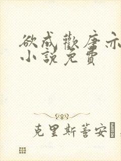 欲成欢唐亦衡的小说免费
