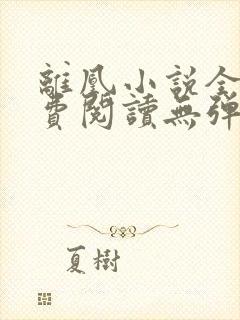 离凰小说全文免费阅读无弹窗