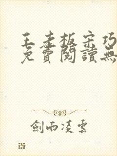 王老板宋巧小说免费阅读无弹窗封面