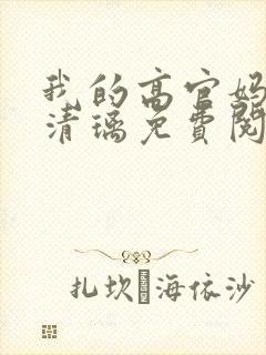 我的高官妈妈薛清璃免费阅读封面