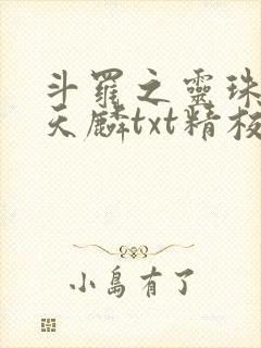 斗罗之灵珠神剑天麟txt精校无错版封面