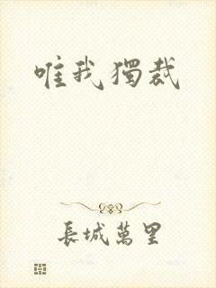 唯我独裁封面