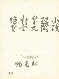 绝对掌控小说免费全文阅读笔趣阁