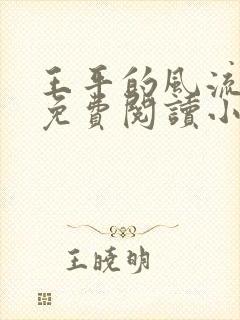 王平的风流人生免费阅读小说
