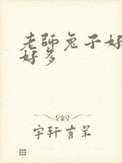 老师兔子好软水好多
