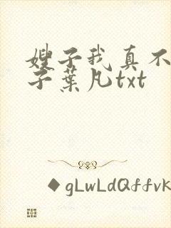 嫂子我真不是傻子叶凡txt