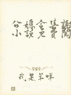 公媳合集谢广坤小说免费阅读