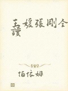 王媛张刚全文阅读封面