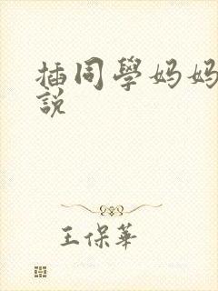 插同学妈妈的小说