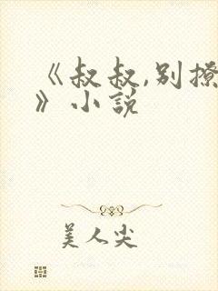《叔叔,别撩我》小说封面