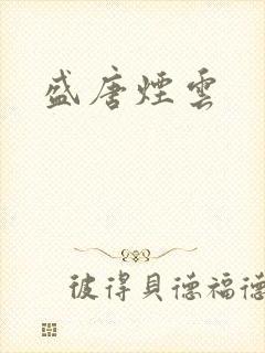 盛唐烟云封面