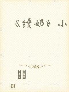 《续奶》小说封面