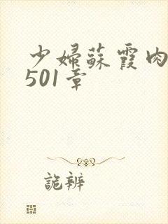 少妇苏霞肉欲第501章