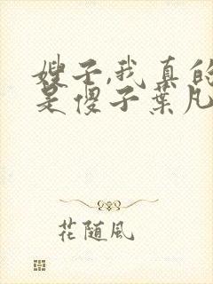 嫂子,我真的不是傻子叶凡