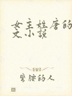 女主姓唐的总裁文小说