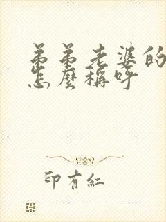 弟弟老婆的哥哥怎么称呼