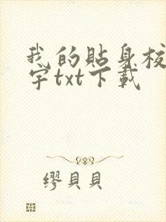 我的贴身校花唐宇txt下载