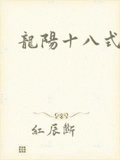 龙阳十八式封面