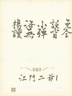 杨洛小说免费阅读无弹窗全文