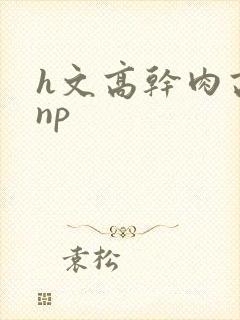 h文高干肉高辣np封面