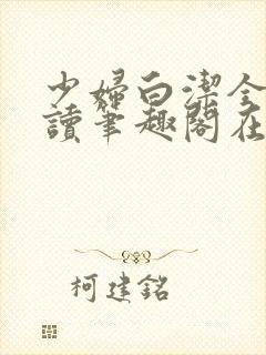 少妇白洁全文阅读笔趣阁在线阅读封面