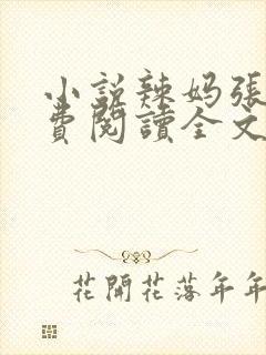 小说辣妈张静免费阅读全文
