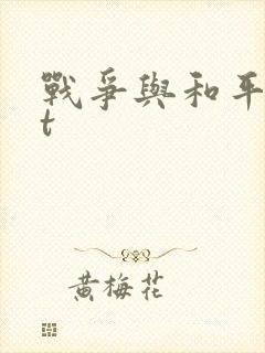 战争与和平txt