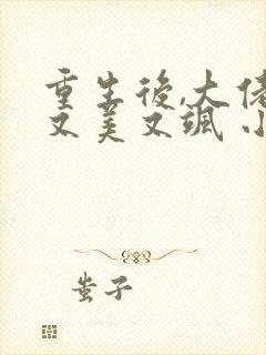 重生后,大佬她又美又飒 小说封面