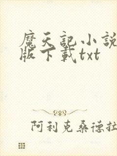 魔天记小说完整版下载txt