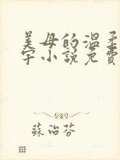 美母的温柔程浩宇小说免费阅读