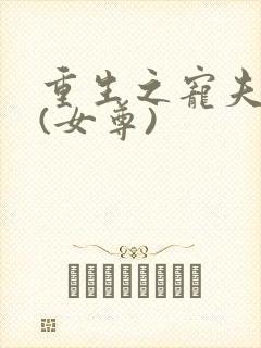 重生之宠夫无度(女尊)