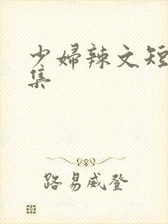 少妇辣文短篇合集