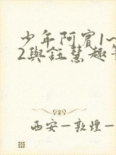 少年阿宾1~72与钰慧趣笔阁封面