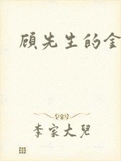 顾先生的金丝雀封面